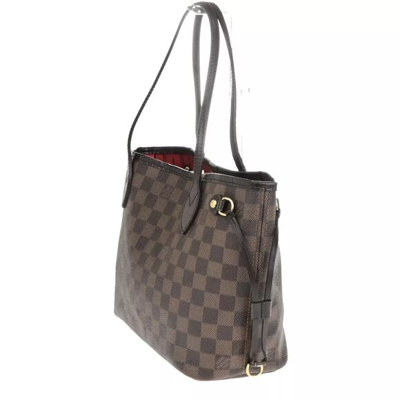 LOUIS VUITTON Neverfull PM Shoulder Tote Bag Damier Leather Brown N51109 93YG762 - Picture 8 of 16